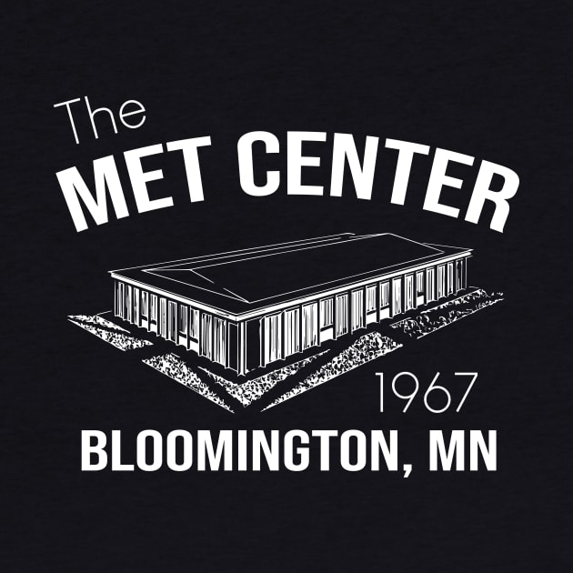 The Met Center 1967 Hockey by Hobbs Text Art